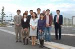 学識者や学生、建設・行政関係者など様々な立場の人たちが参加している「アルプス通り・景観形成コリドー研究会」の皆さん。