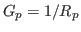 $G_p=1/R_p$
