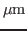 ${\rm\mu m}$