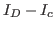 $\displaystyle I_D-I_c$